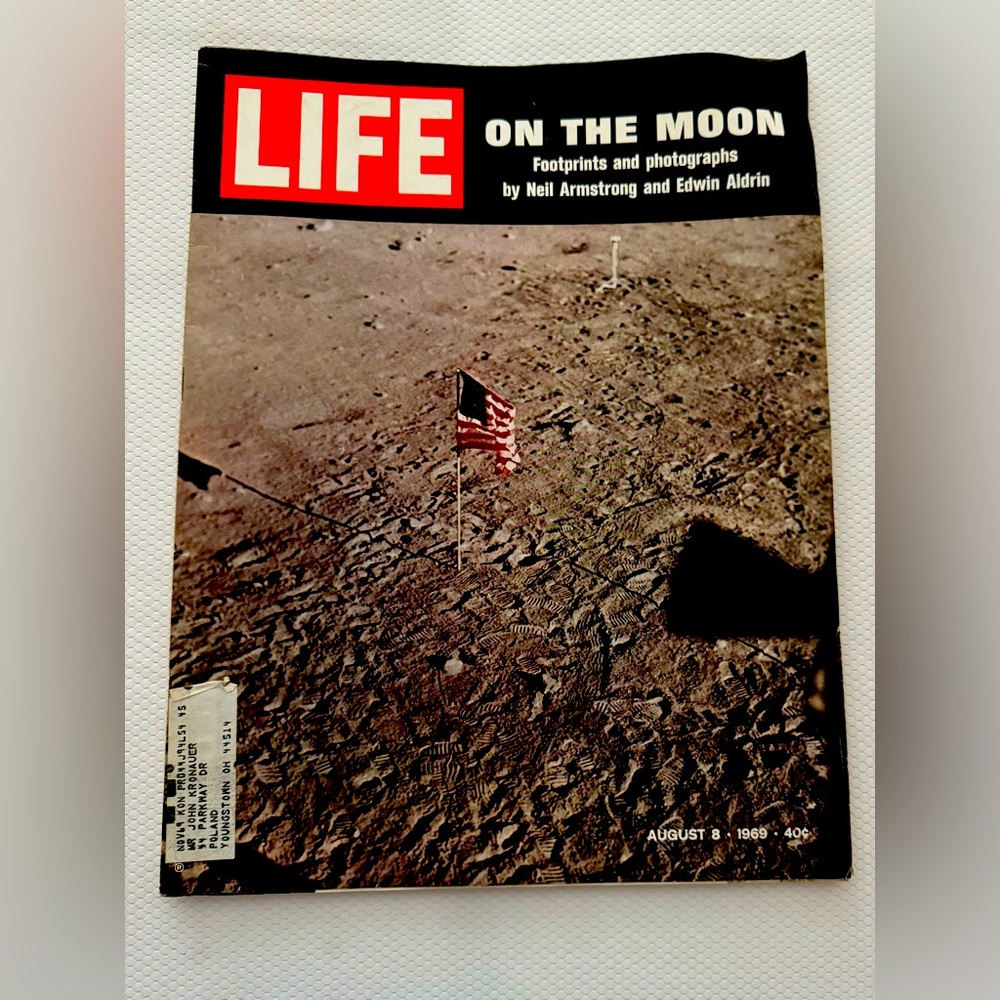 VINTAGE Life Magazine August 8 1969 Landing on the Moon